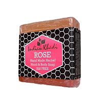 Мыло с Розой (Soap Rose) 100 г, Indian Khadi